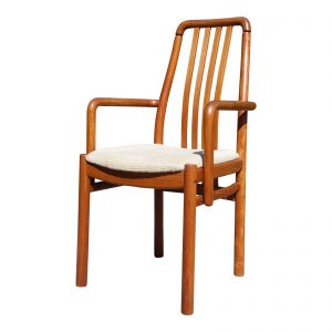 Vintage Mid Century Danish Modern Solid Teak Chair