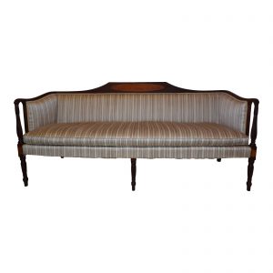 Antique Classical Federal Mahogany Sheraton Style 6 Leg Sofa Massachusetts