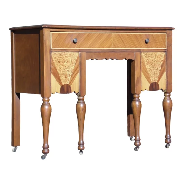 Vintage Art Deco Writing Desk Dressing Table Vanity