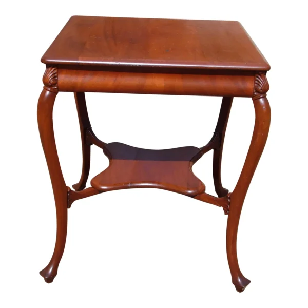 Vintage Mahogany Center Table Parlor Occasional Accent Table