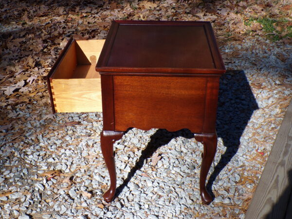 Vintage Hickory Chair Co. Chippendale Style Lowboy Dressing Table Silver Chest - Image 3