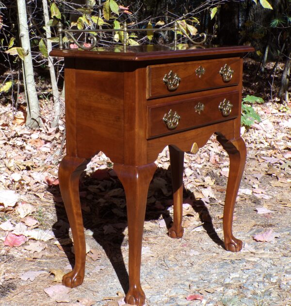 Vintage Cherry Valley Chippendale Style Dressing Table Lingerie Chest Console - Image 2