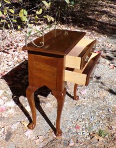 Vintage Cherry Valley Chippendale Style Dressing Table Lingerie Chest Console