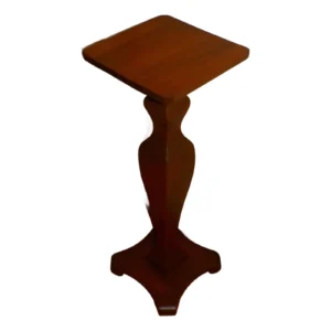 Vintage Solid Wood Pedestal Plant Fern Bust Stand