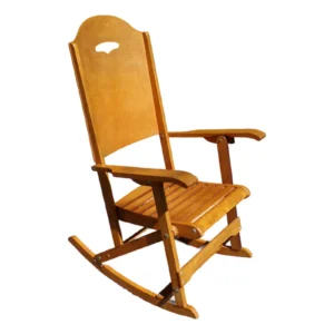 Vintage Mid Century Maple Folding Rocking Chair Rocker Clement Canada